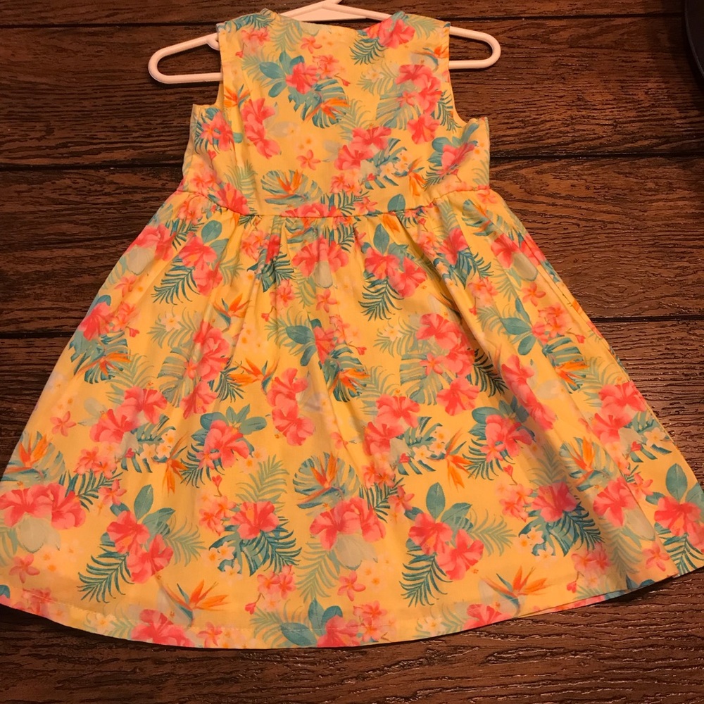 Penelope Mack Toddler Girls 🌴Tropical Floral Sleeveless Sundress Lined 2t